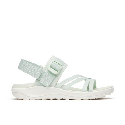 Sandalia Mujer District 4 Backstrap Verde Claro