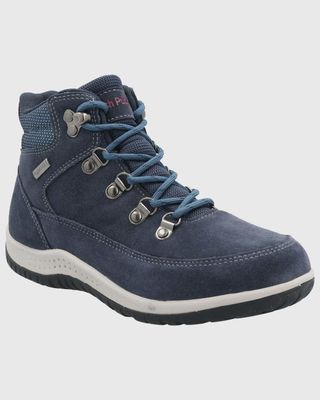 Botin Cuero Mujer Emur Azul