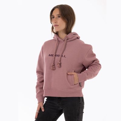 Imagen 2 del producto Polerón Mujer Logo Hoodie Rosado