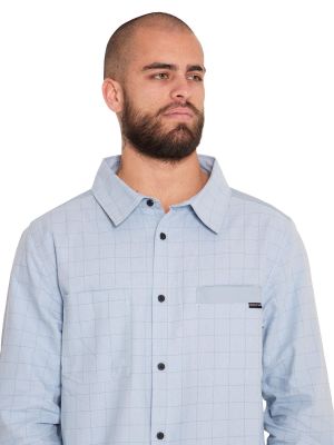 Imagen 2 del producto Camisa Manga Larga Hombre Celeste