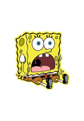 Jibbitz Crocs Bob Esponja En Shock Amarillo