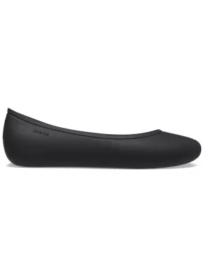 Sandalia Crocs Mujer Brooklyn Flat Negro