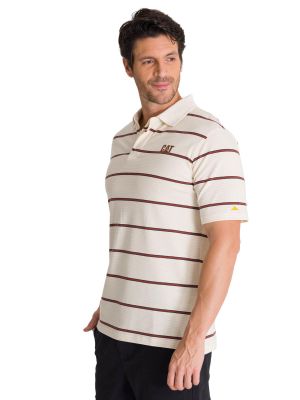 Imagen 2 del producto Polera Polo Manga Corta Hombre Logo Beige 