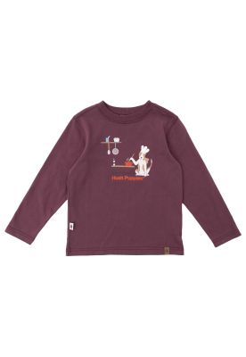 Polera Manga Larga Imagine Niño Rojo