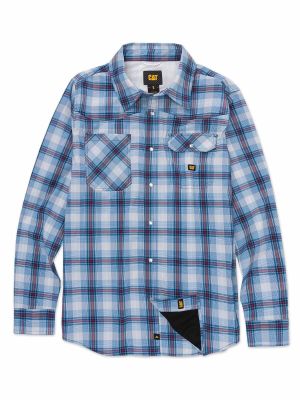 Camisa Casual Lightweight Western Celeste Hombre