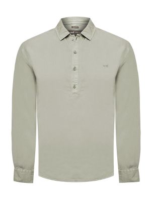 Camisa Tencel Hombre Tencelhalf Gris