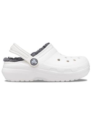Zueco Crocs Niño Classic Lined Clog K Gris