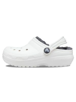 Imagen 2 del producto Zueco Crocs Niño Classic Lined Clog K Gris