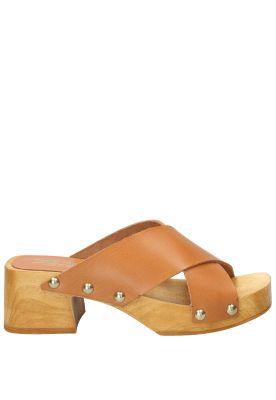 Imagen 1 del producto Sandalia Cuero Mujer Susa Café