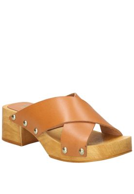 Imagen 2 del producto Sandalia Cuero Mujer Susa Café