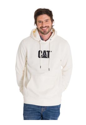 Polerón Fleece Logo Pullover Unisex Blanco