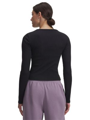 Imagen 2 del producto Poleron Lifestyle para mujer Rival Rib negro 