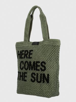 Imagen 2 del producto Cartera Mujer Rafia Tote Verde