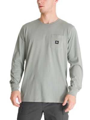 Polera Manga Larga Hombre Colfax Verde Burton