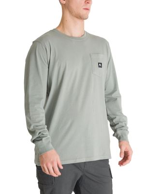 Imagen 2 del producto Polera Manga Larga Hombre Colfax Verde Burton