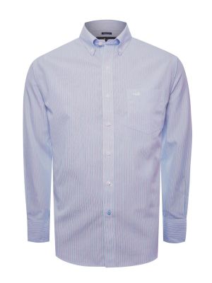 Imagen 2 del producto Camisa Libre de Arrugas Algodón Hombre Azul