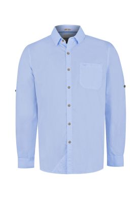 Camisa Algodón Orgánico Celeste Galiton Hombre