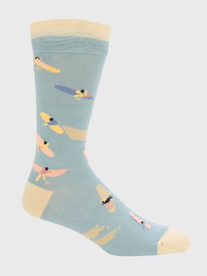 Imagen 2 del producto Calcetin Algodón Hombre Diff Standup Azul