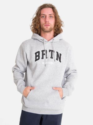 Polerón Hombre College Hoodie Gris