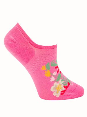 Calcetín Algodón Mujer Inv Parque Rosado