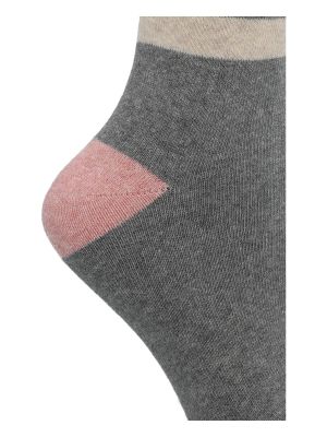 Imagen 2 del producto Calcetín Algodón Mujer Heavy Block Gris