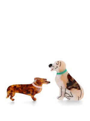 Imagen 1 del producto Pack 2 Pinches Niña Hpk Pack Clawclip Dg Crema