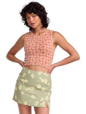 Polera sin mangas Mujer Shiver Sweater Coral Rvca