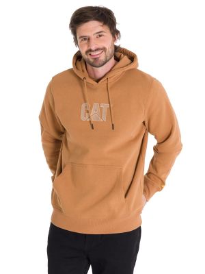 Imagen 1 del producto Polerón Fleece Logo Hombre Café Claro