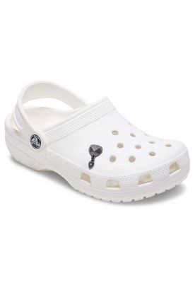 Imagen 2 del producto Jibbitz Crocs Corazón Gunmetal Punk Negro