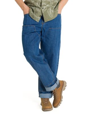 Jeans Hombre Double Front Azul