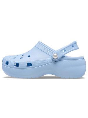 Imagen 2 del producto Zueco Crocs Mujer Classic Platform Celeste