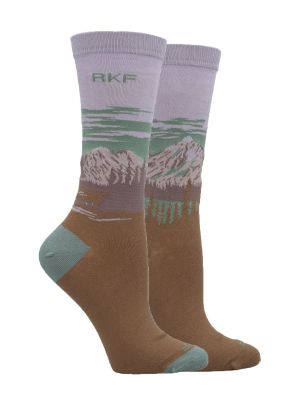 Imagen 1 del producto Calcetín Bambú Mujer Diff Mountain Morado