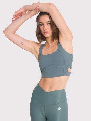 Peto deportivo Mujer Crop Top Pro Verde