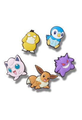Jibbitz Pokémon Variados Pack 5 Blanco