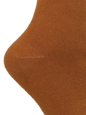 Imagen 2 del producto Calcetín Algodón Mujer Heavy Stripe Café