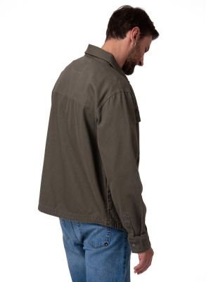 Imagen 2 del producto Chaqueta Hombre Twill Overshirt Verde
