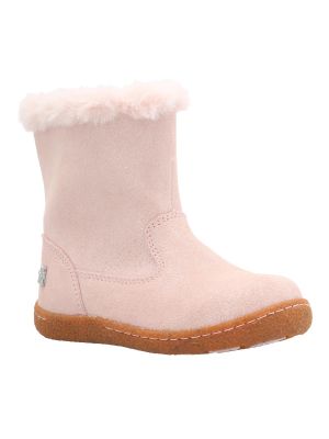 Bota Cuero Albury Niña Rosado
