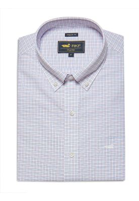 Camisa Libre de Arrugas Algodón Hombre Blanco