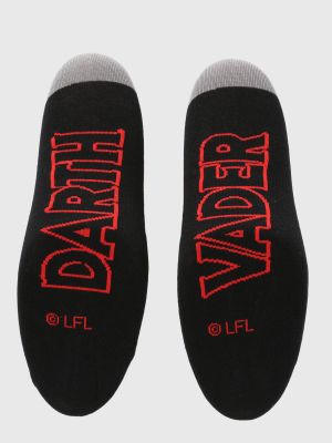 Imagen 2 del producto Calcetin Algodón Mujer Ped Darth Vader Negro