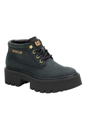 Botín Colorado Max Chukka Mujer Negro