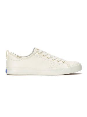 Zapatilla Cuero Mujer New Ltt Leather Beige