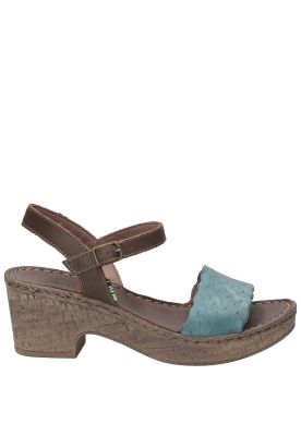 Sandalia Cuero Mujer Andre Verde