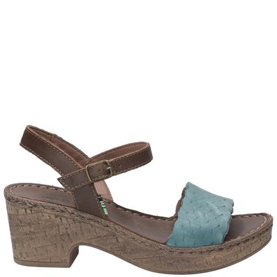 Sandalia Cuero Mujer Andre Verde