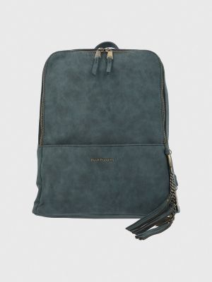 Mochila Ecocuero Mujer Danny Back Azul