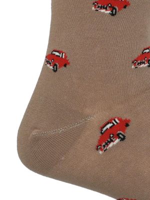 Imagen 2 del producto Calcetín Algodón Hombre C Cuff Car Café