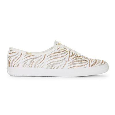 Zapatilla Casual Mujer Champion Glitter Blanco