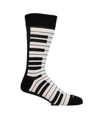 Imagen 1 del producto Calcetín Algodón Hombre Diff Piano Negro