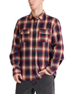 Camisa Manga Larga Hombre Flannel Azul