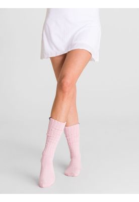 Imagen 2 del producto Calcetin Mujer Scrunck Rosado