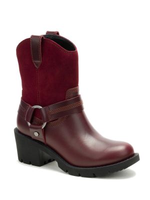Imagen 1 del producto Bota Cuero Mujer Rewrite Harness Burdeo